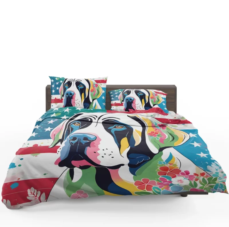 Teen Furry Companion Neapolitan Mastiff Dog Love Bedding Set 1