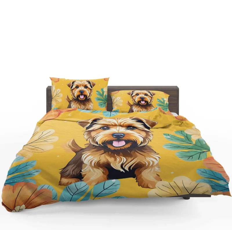 Teen Furry Companion Norfolk Terrier Dog Love Bedding Set 1