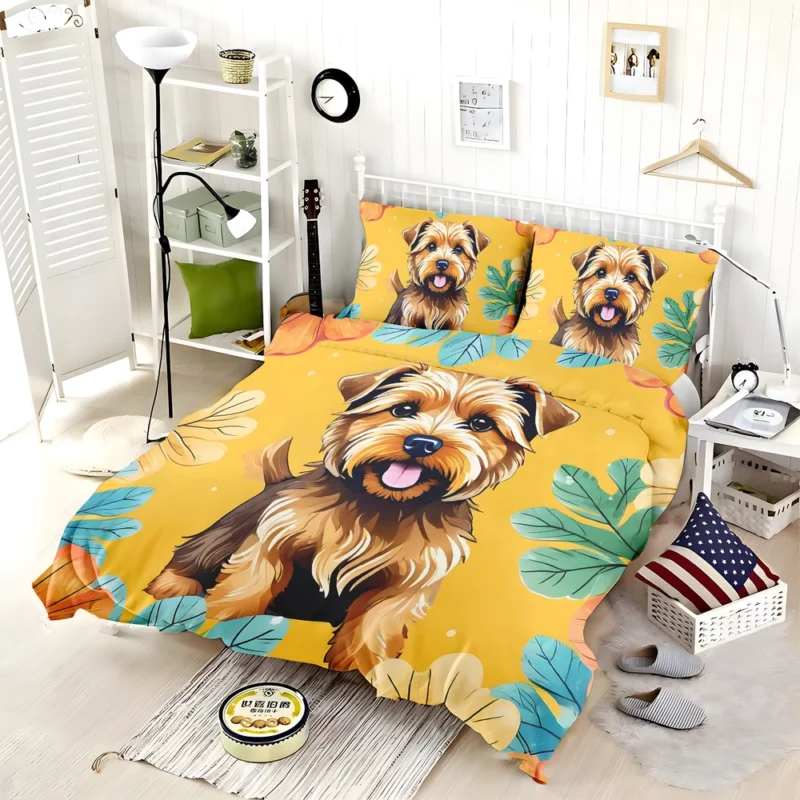 Teen Furry Companion Norfolk Terrier Dog Love Bedding Set