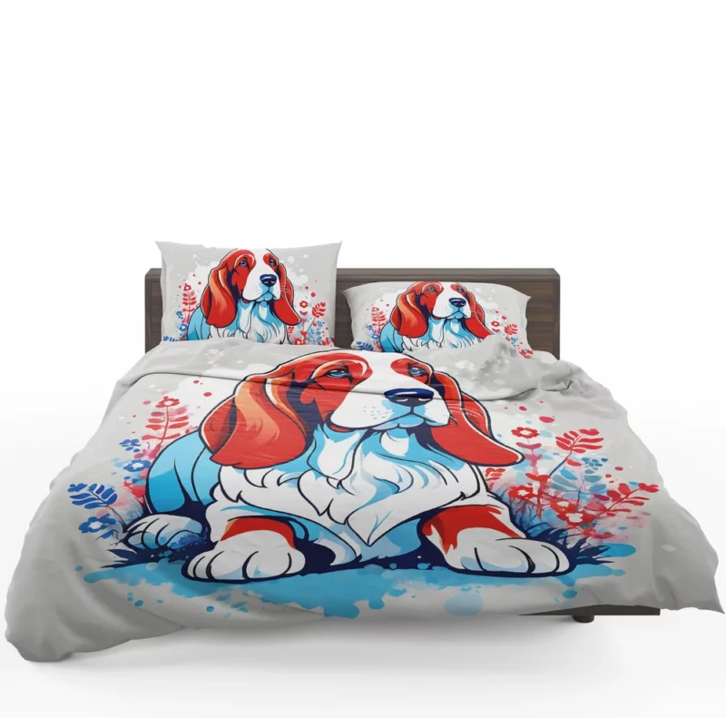 Teen Grand Basset Griffon Vendeen Present Bedding Set 1