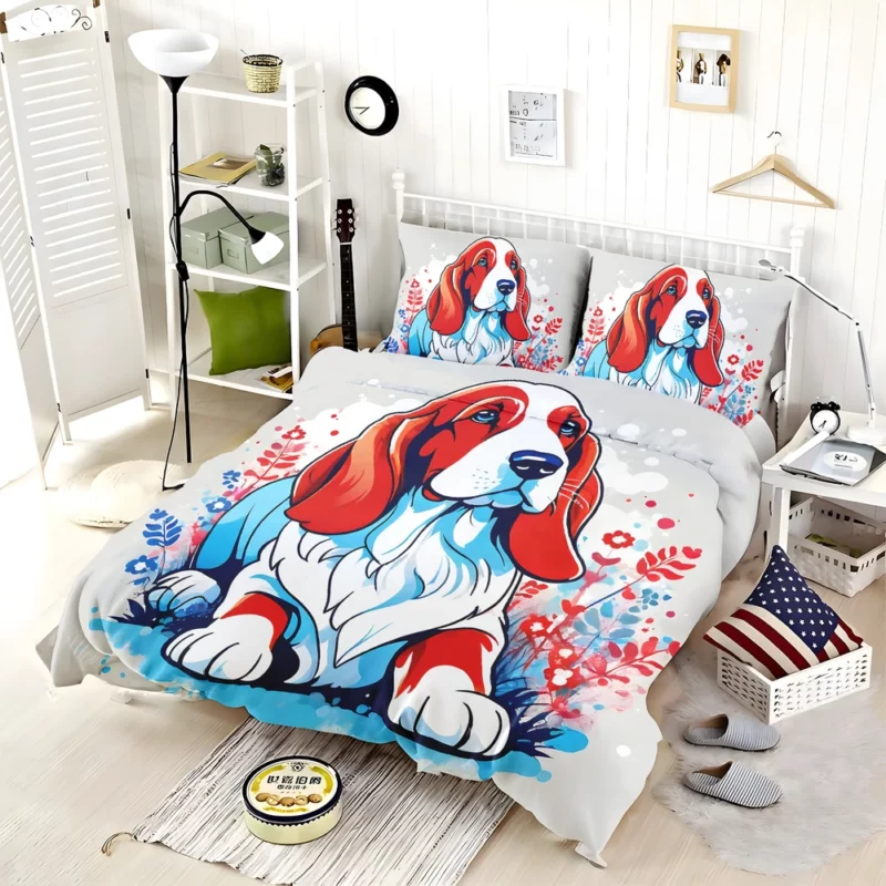 Teen Grand Basset Griffon Vendeen Present Bedding Set