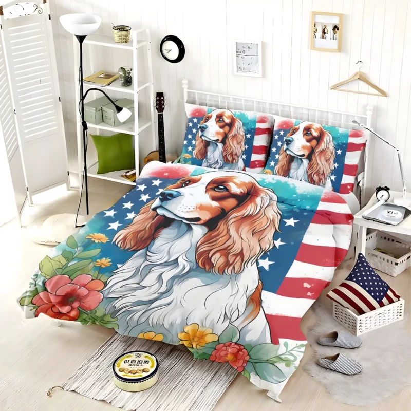 Teen Home Decor Clumber Spaniel Elegance Bedding Set