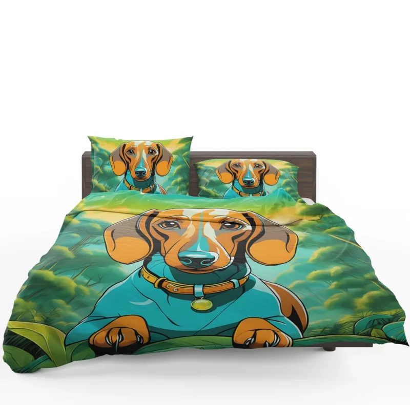 Teen Home Decor Dachshund Charm Bedding Set 1