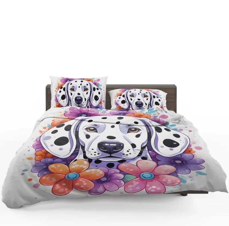 Teen Home Decor Dalmatian Charm Bedding Set 1