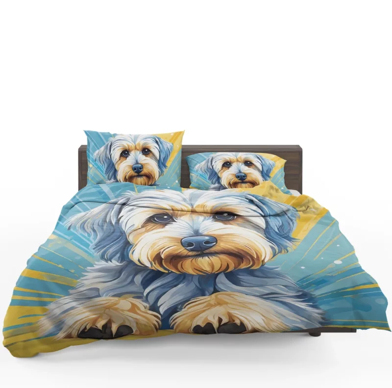 Teen Home Decor Dandie Dinmont Terrier Elegance Bedding Set 1