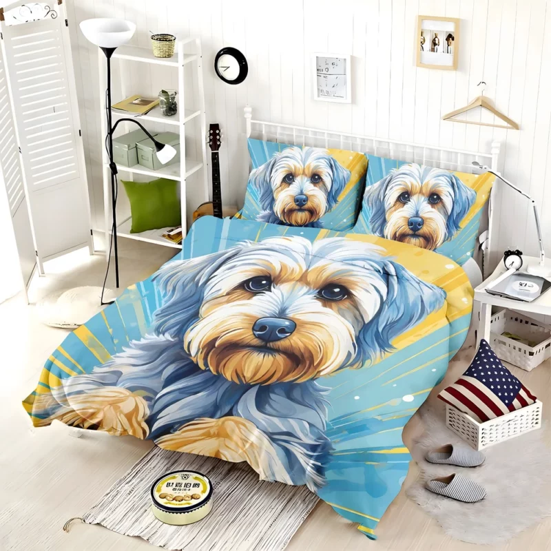 Teen Home Decor Dandie Dinmont Terrier Elegance Bedding Set