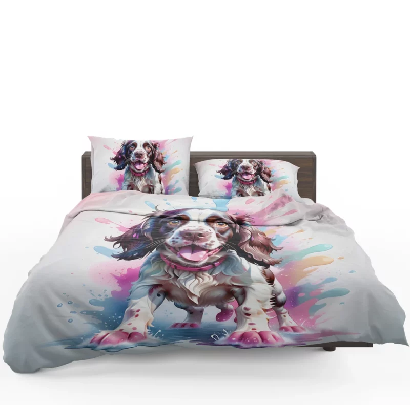 Teen Home Decor English Springer Spaniel Charm Bedding Set 1