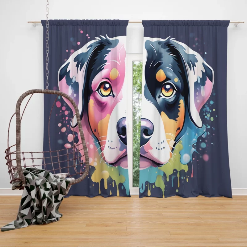 Teen Home Decor Entlebucher Mountain Elegance Curtain