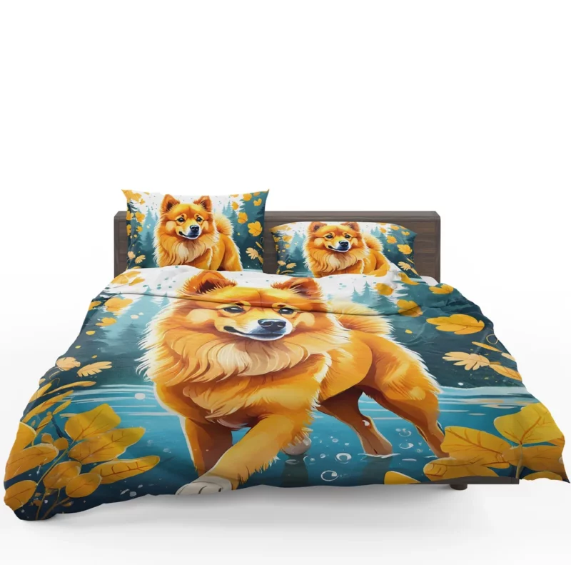 Teen Home Decor Finnish Spitz Elegance Bedding Set 1