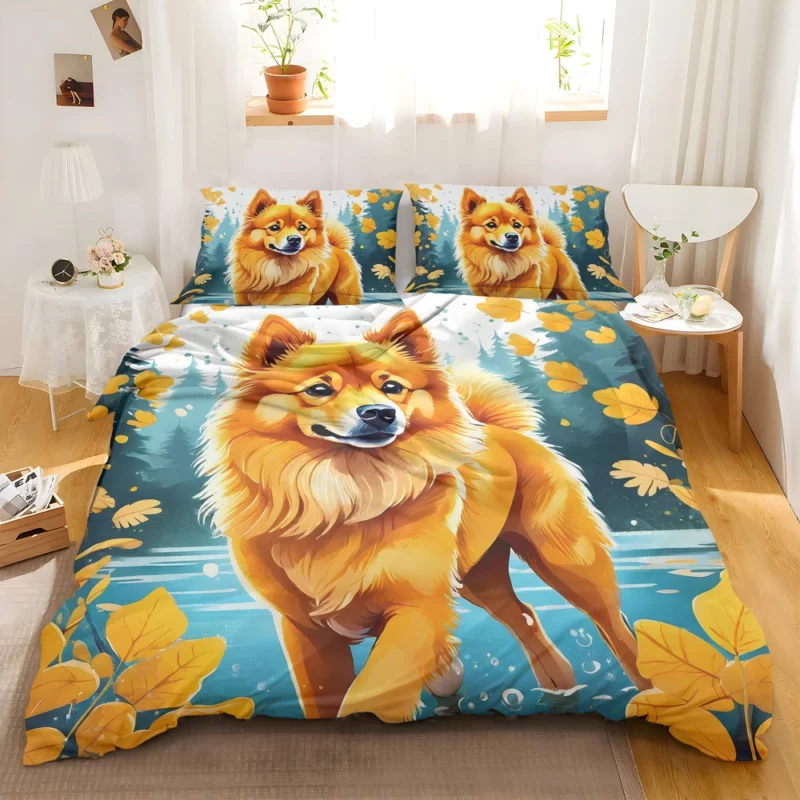 Teen Home Decor Finnish Spitz Elegance Bedding Set 2