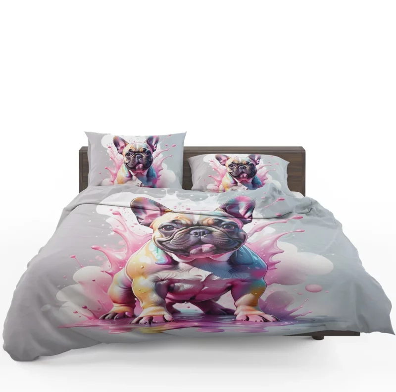 Teen Home Decor French Bulldog Elegance Bedding Set 1