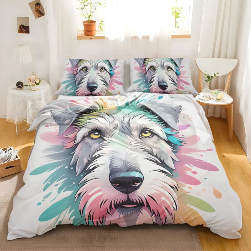 Teen Home Decor Irish Wolfhound Elegance Bedding Set 2