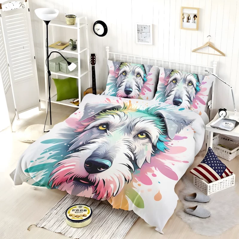 Teen Home Decor Irish Wolfhound Elegance Bedding Set