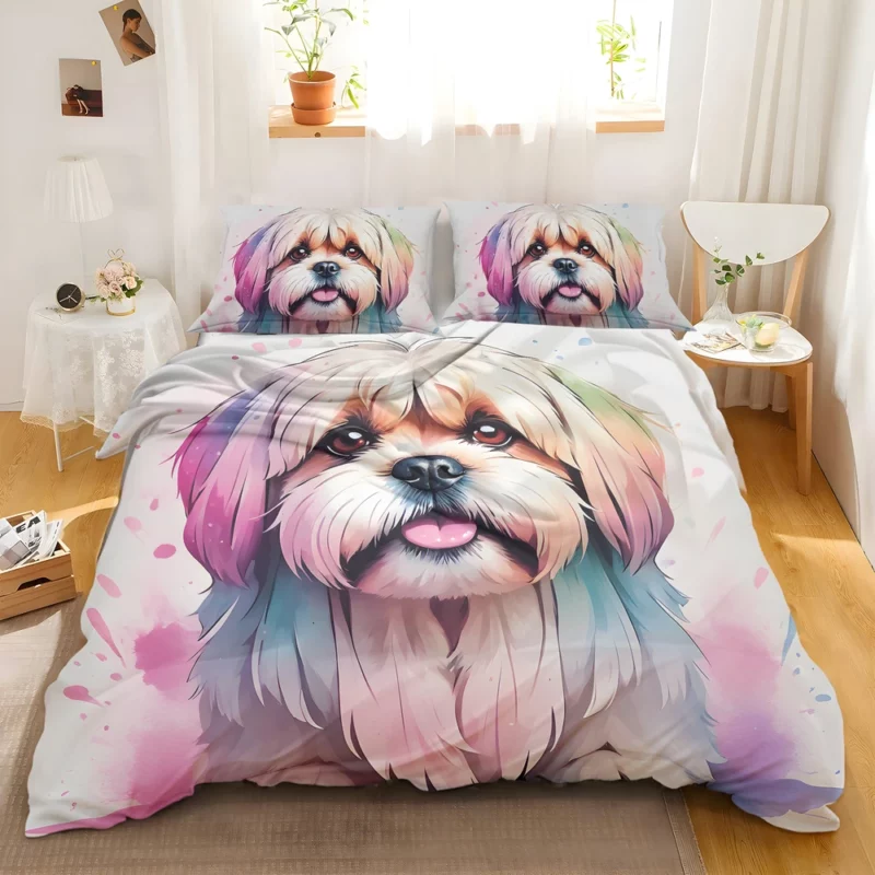 Teen Home Decor Lhasa Apso Elegance Bedding Set 2