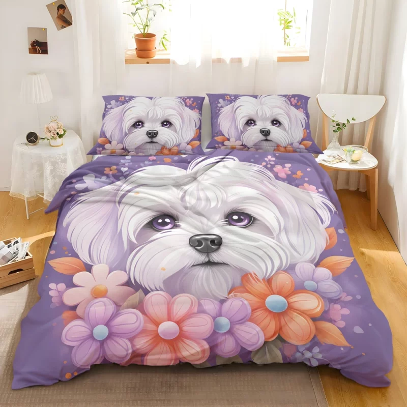 Teen Home Decor Maltese Elegance Bedding Set 2