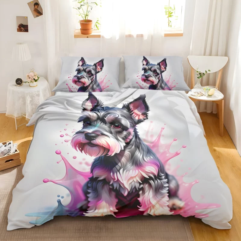 Teen Home Decor Miniature Schnauzer Elegance Bedding Set 2