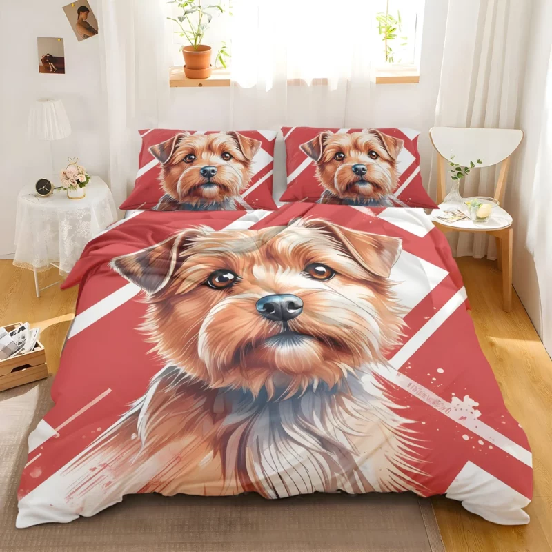 Teen Home Decor Norfolk Terrier Elegance Bedding Set 2