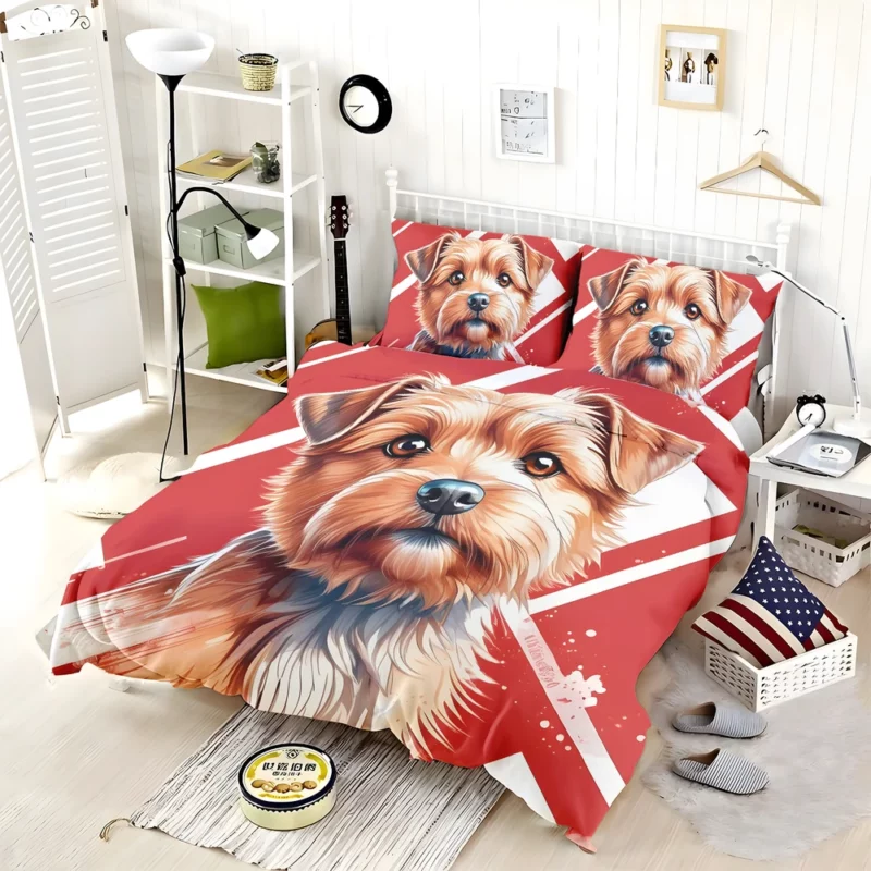 Teen Home Decor Norfolk Terrier Elegance Bedding Set