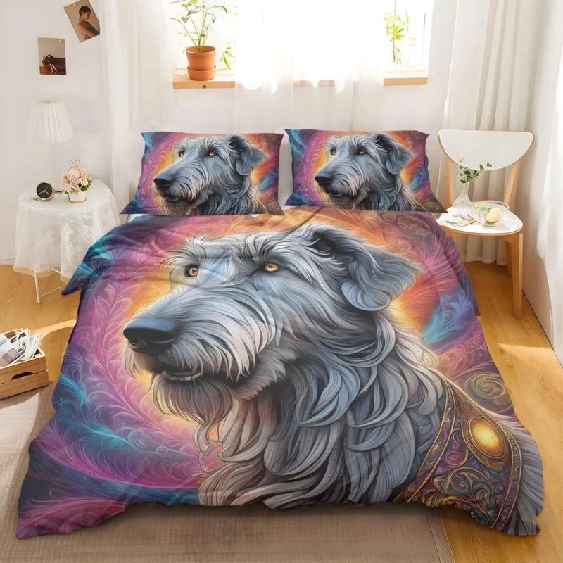 Teen Irish Wolfhound Pal Birthday Joy Bedding Set 2