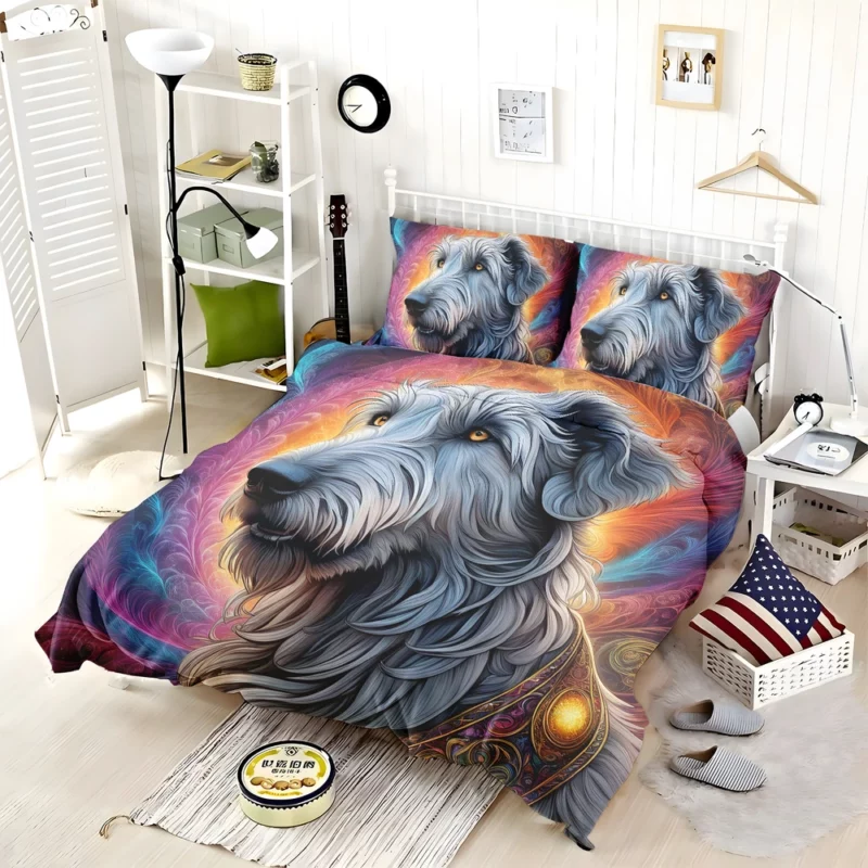 Teen Irish Wolfhound Pal Birthday Joy Bedding Set