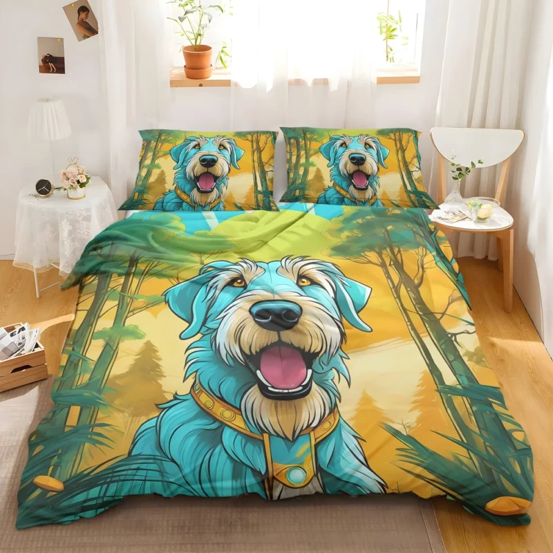 Teen Irish Wolfhound Present Gift of Joy Bedding Set 2