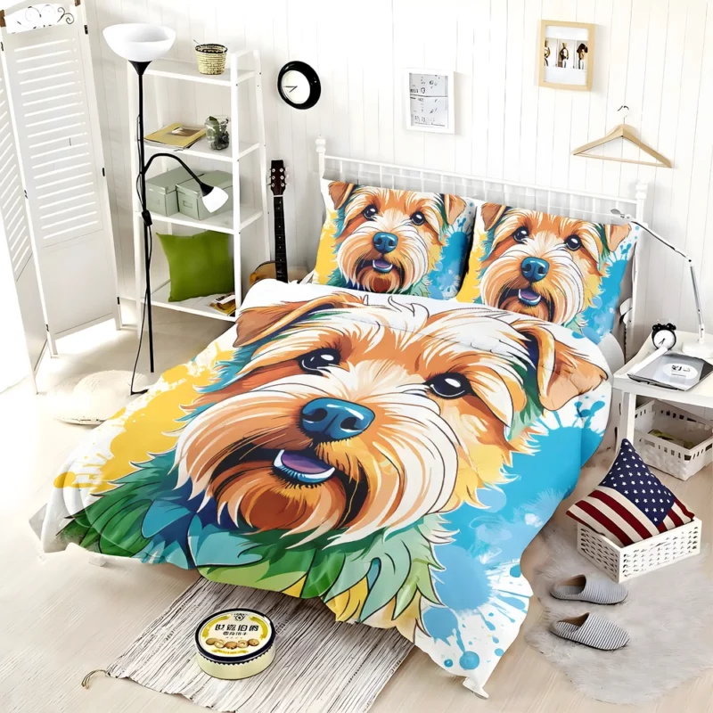 Teen Joyful Norfolk Terrier Haven Bedding Set