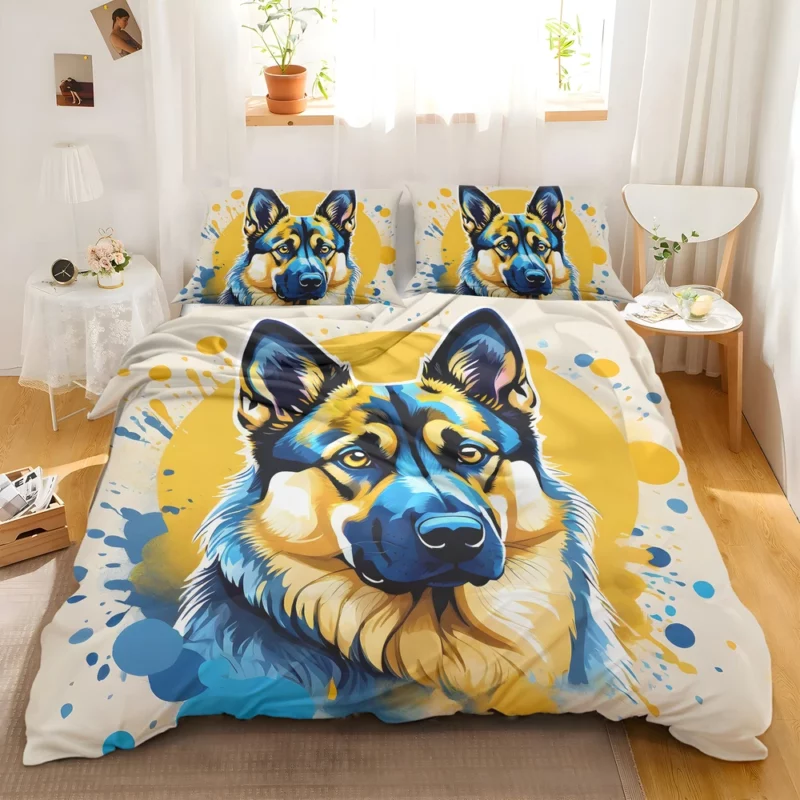 Teen Joyful Norwegian Elkhound Haven Bedding Set 2