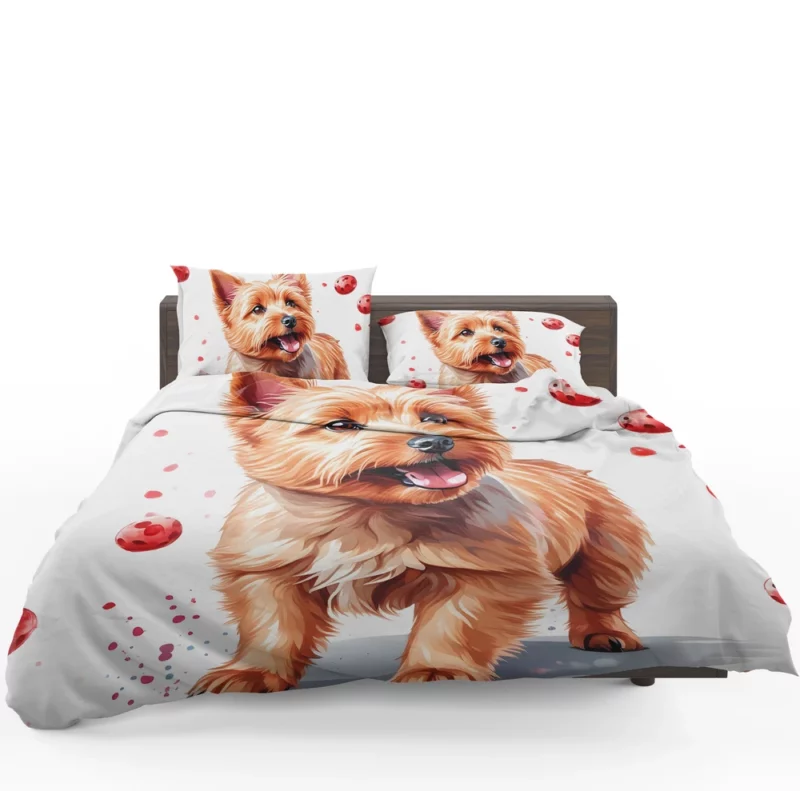 Teen Joyful Norwich Terrier Haven Bedding Set 1