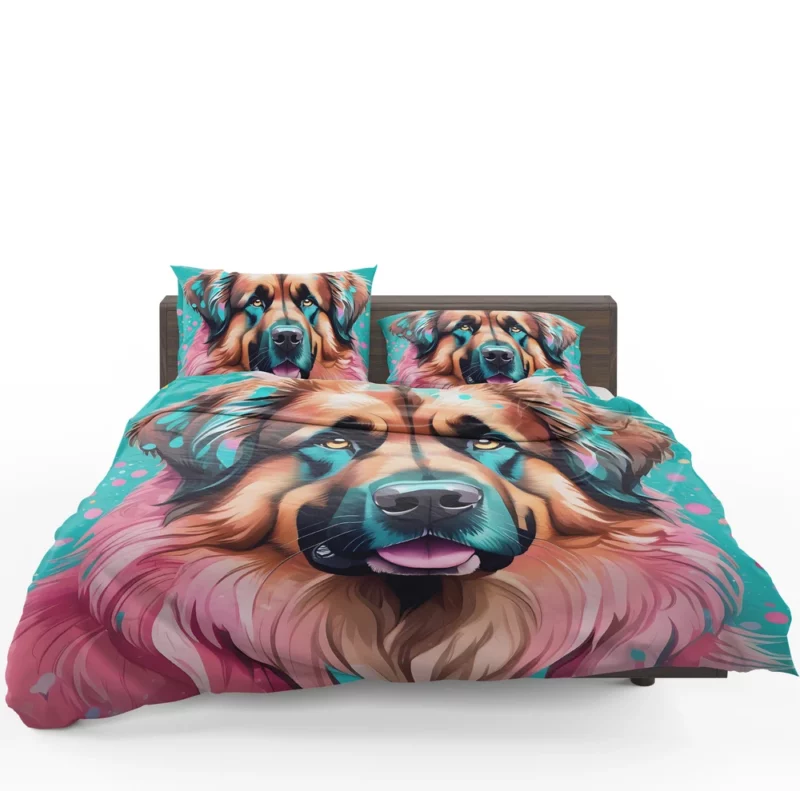 Teen Leonberger Pal Birthday Joy Bedding Set 1