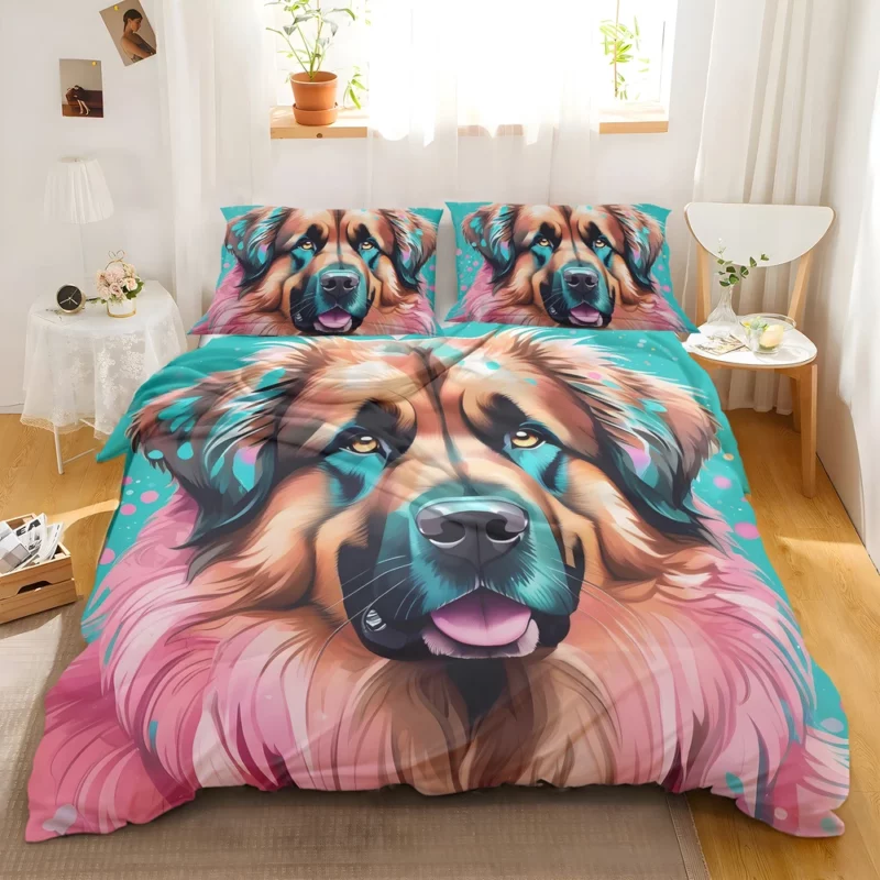 Teen Leonberger Pal Birthday Joy Bedding Set 2