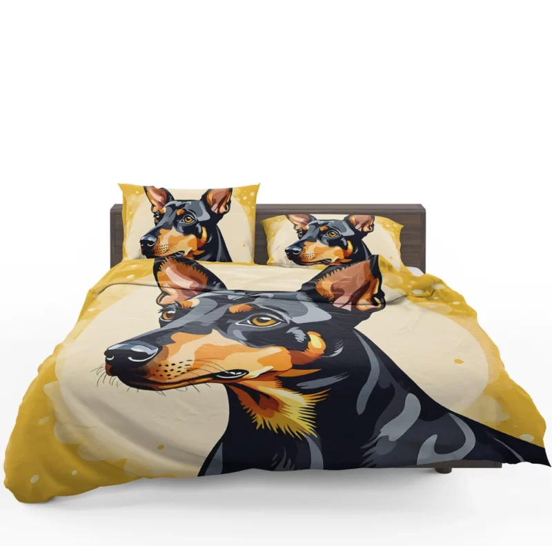 Teen Manchester Terrier Dog Present Gift of Joy Bedding Set 1