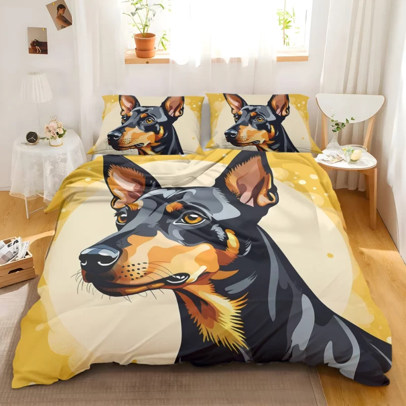 Teen Manchester Terrier Dog Present Gift of Joy Bedding Set 2