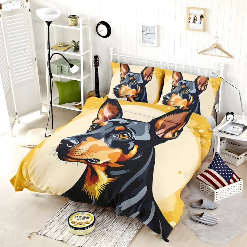 Teen Manchester Terrier Dog Present Gift of Joy Bedding Set