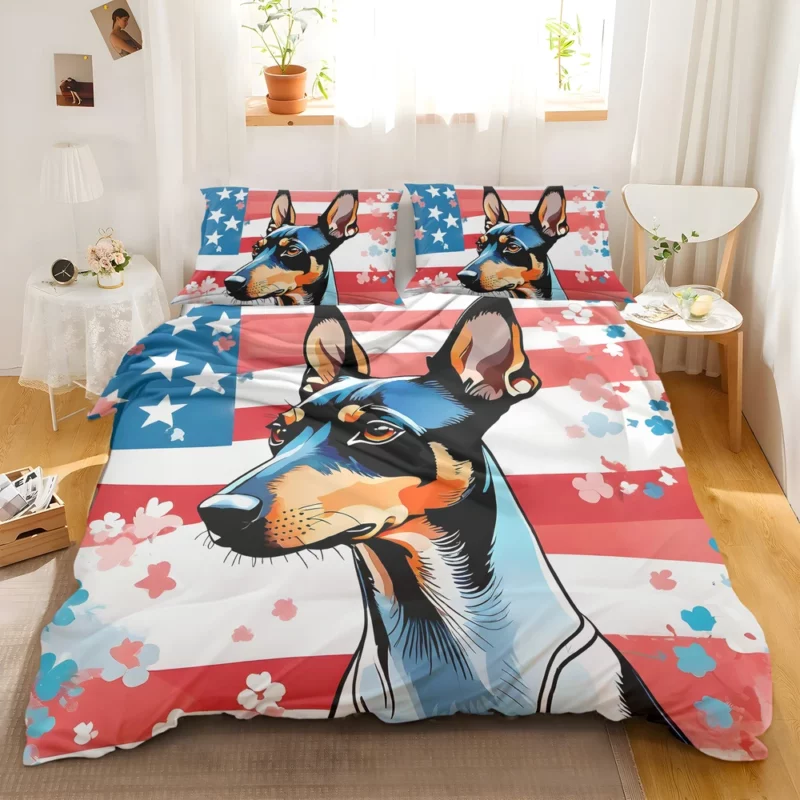 Teen Manchester Terrier Pal Birthday Joy Bedding Set 2