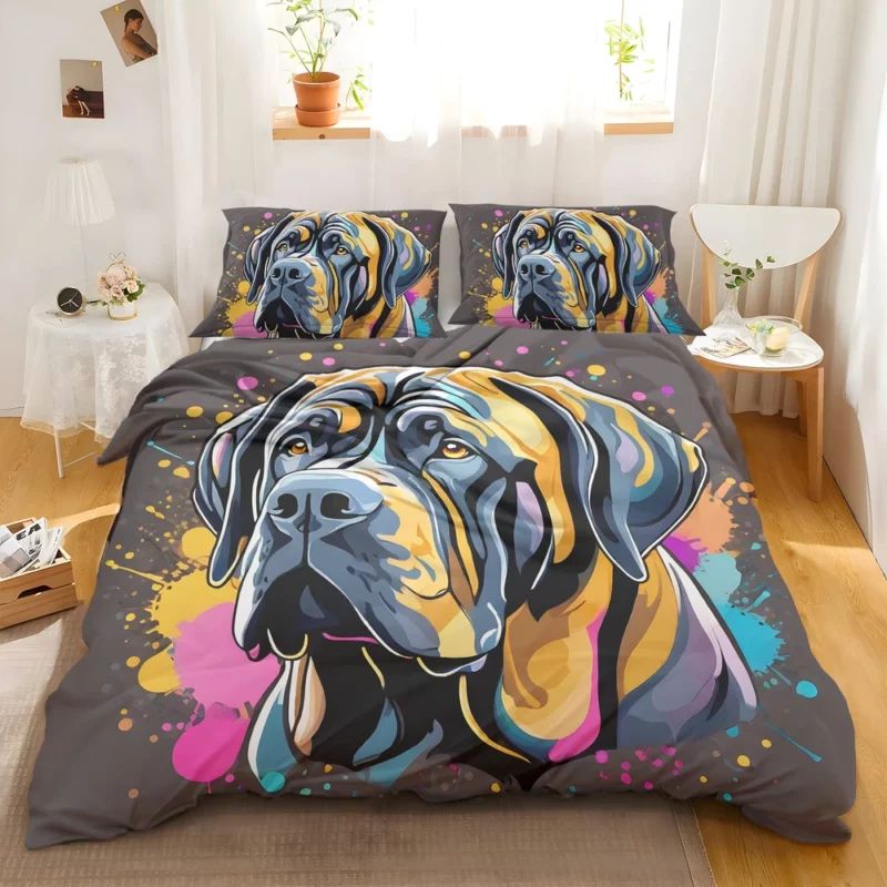 Teen Neapolitan Mastiff Dog Present Gift of Joy Bedding Set 2