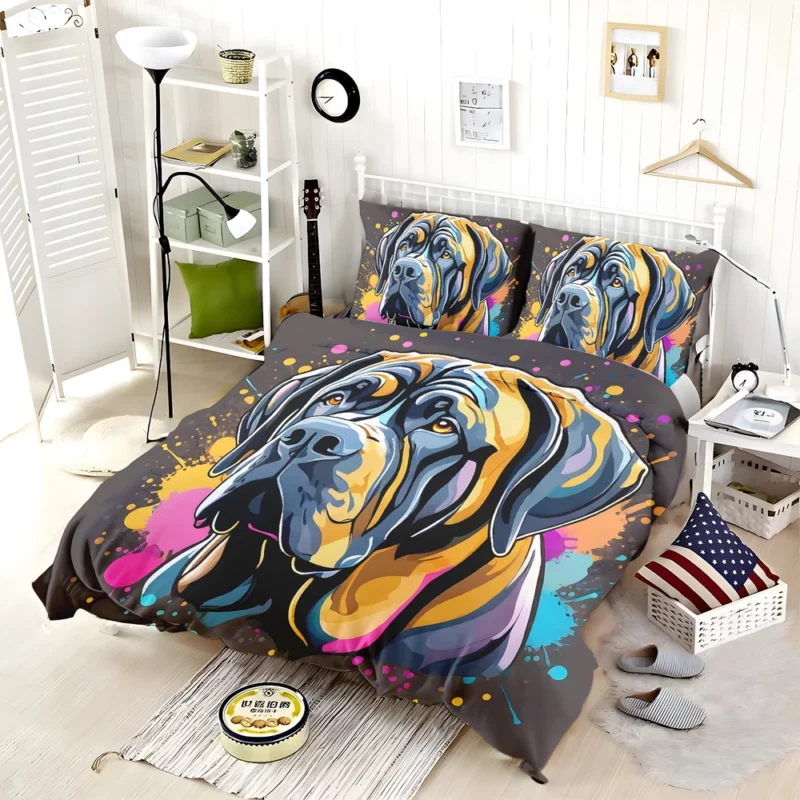 Teen Neapolitan Mastiff Dog Present Gift of Joy Bedding Set