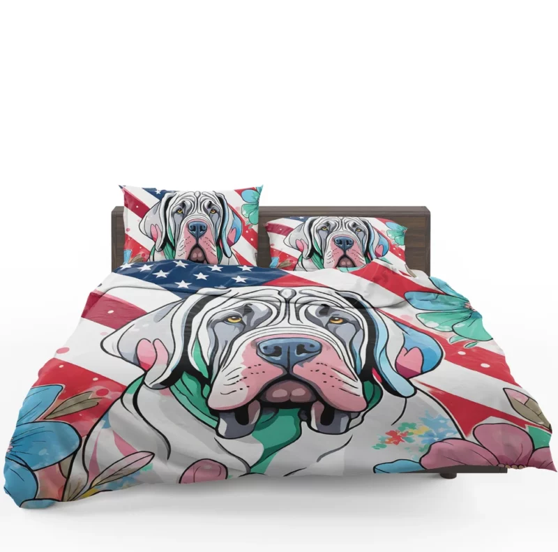 Teen Neapolitan Mastiff Pal Birthday Joy Bedding Set 1