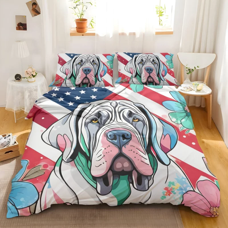 Teen Neapolitan Mastiff Pal Birthday Joy Bedding Set 2