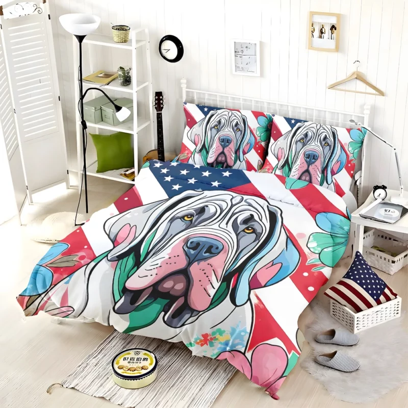 Teen Neapolitan Mastiff Pal Birthday Joy Bedding Set