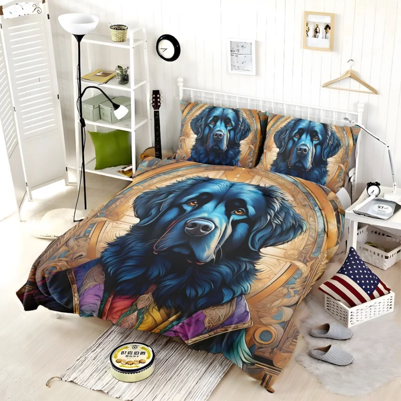 Teen Newfoundland Pal Birthday Joy Bedding Set