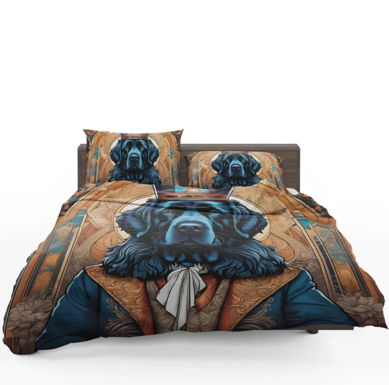 Teen NewfoundlandDog Present Gift of Joy Bedding Set 1