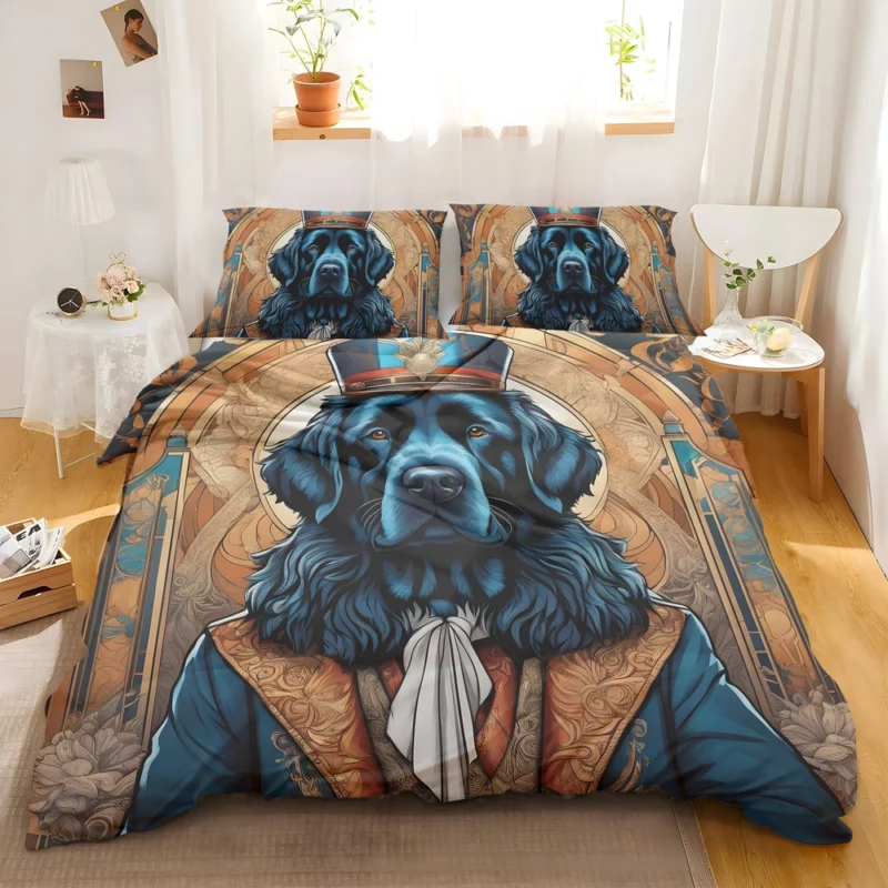 Teen NewfoundlandDog Present Gift of Joy Bedding Set 2