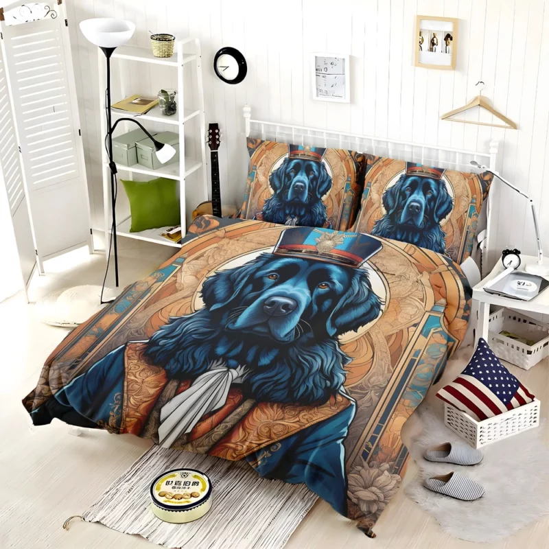 Teen NewfoundlandDog Present Gift of Joy Bedding Set