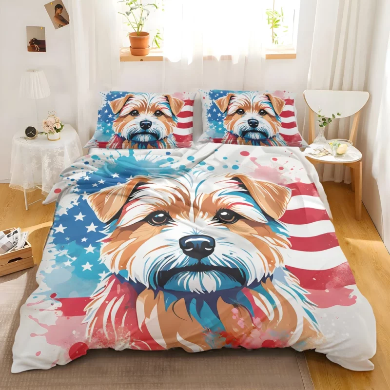 Teen Norfolk Terrier Dog Present Gift of Joy Bedding Set 2