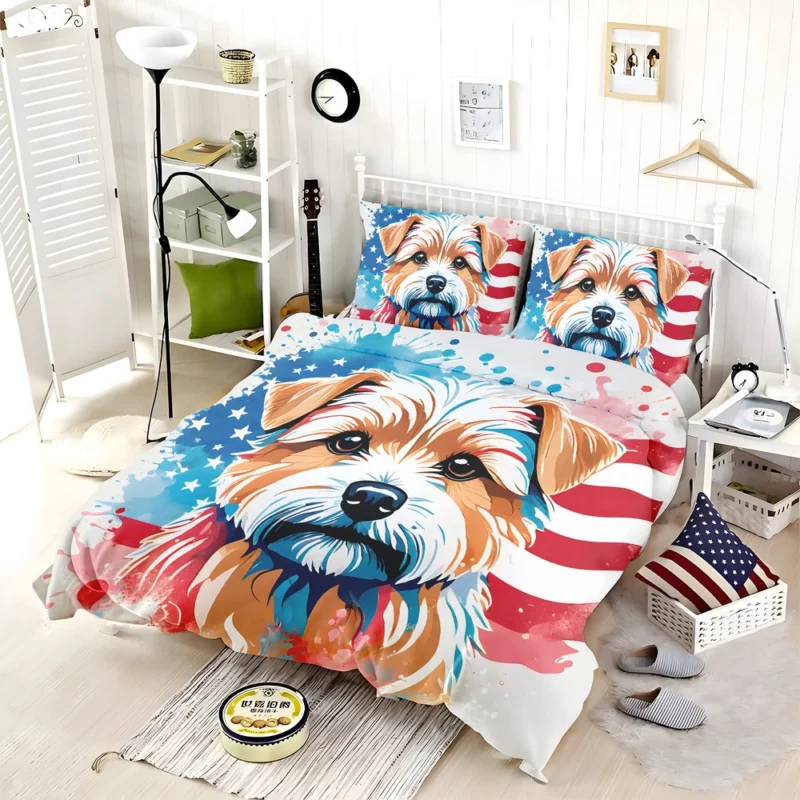 Teen Norfolk Terrier Dog Present Gift of Joy Bedding Set