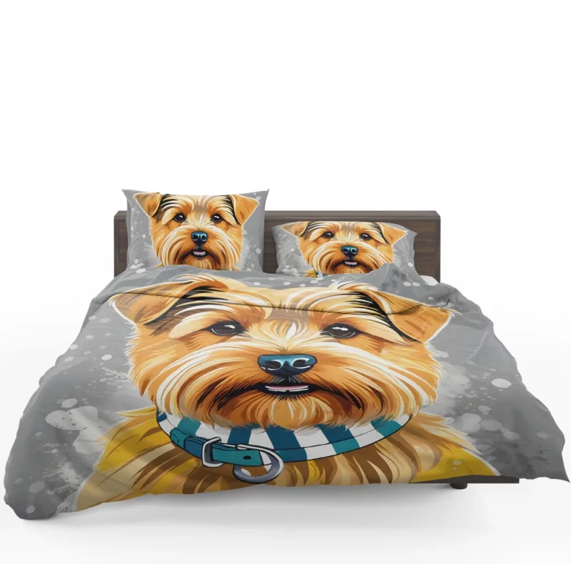 Teen Norfolk Terrier Pal Birthday Joy Bedding Set 1