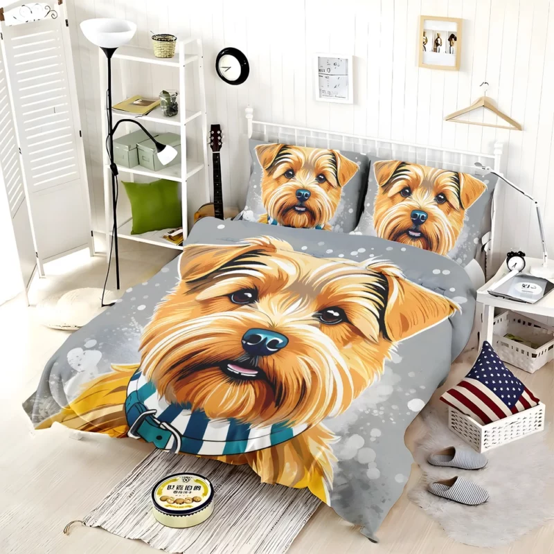 Teen Norfolk Terrier Pal Birthday Joy Bedding Set