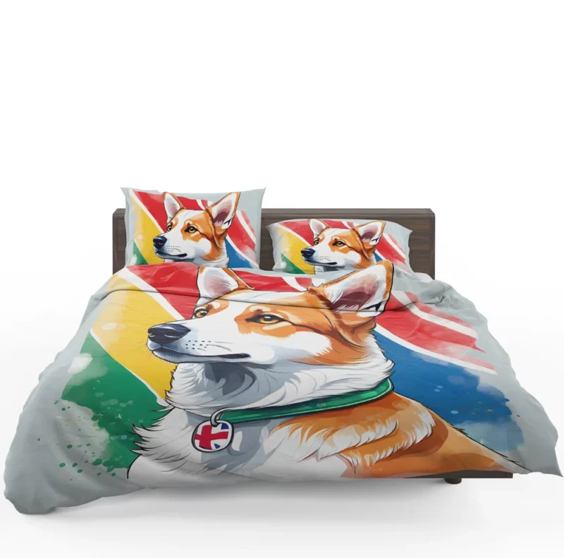 Teen Norwegian Lundehund Wonderland Dog Love Bedding Set 1