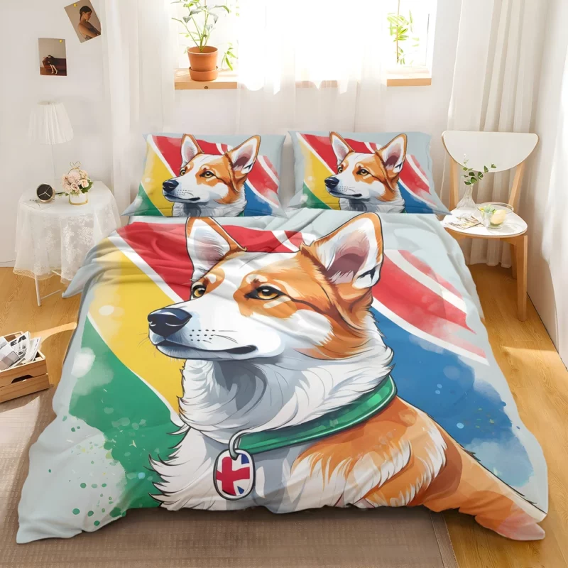 Teen Norwegian Lundehund Wonderland Dog Love Bedding Set 2