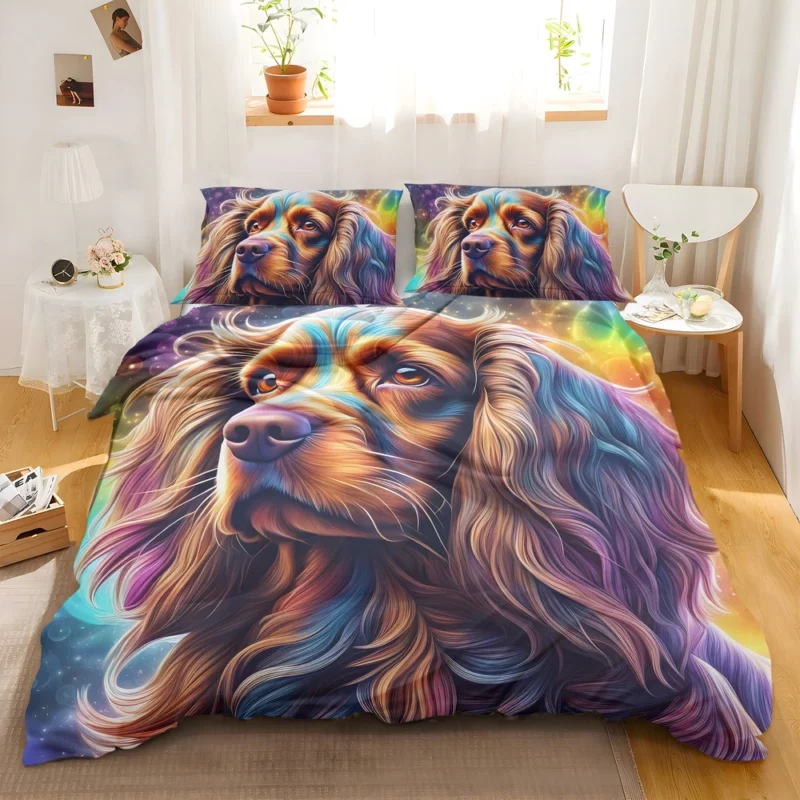 Teen Stylish Home Cocker Spaniel Decor Bedding Set 2